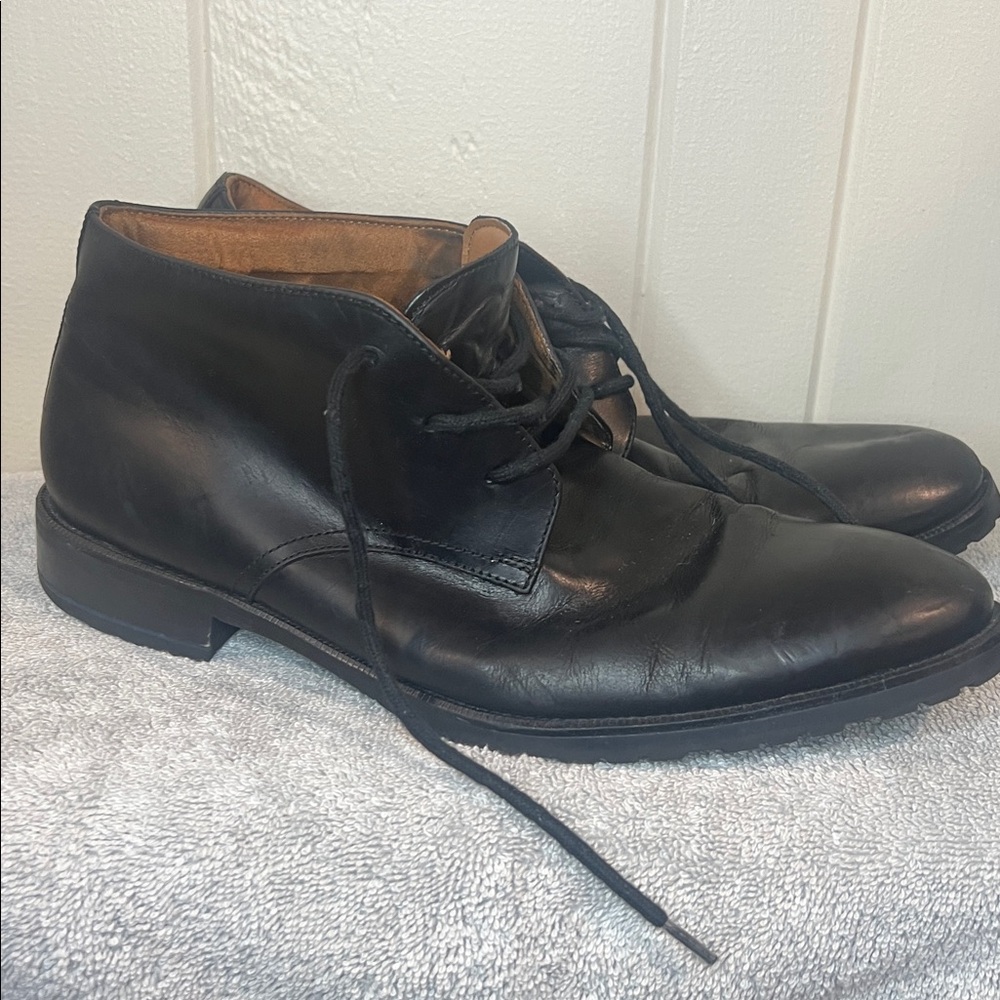 Mens Aldo Boots Black Leather